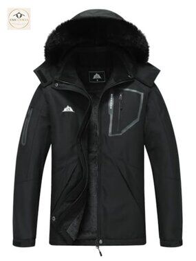 MOERDENG Women's Warm Winter Ski Jacket Insulated Snowboarding Coat